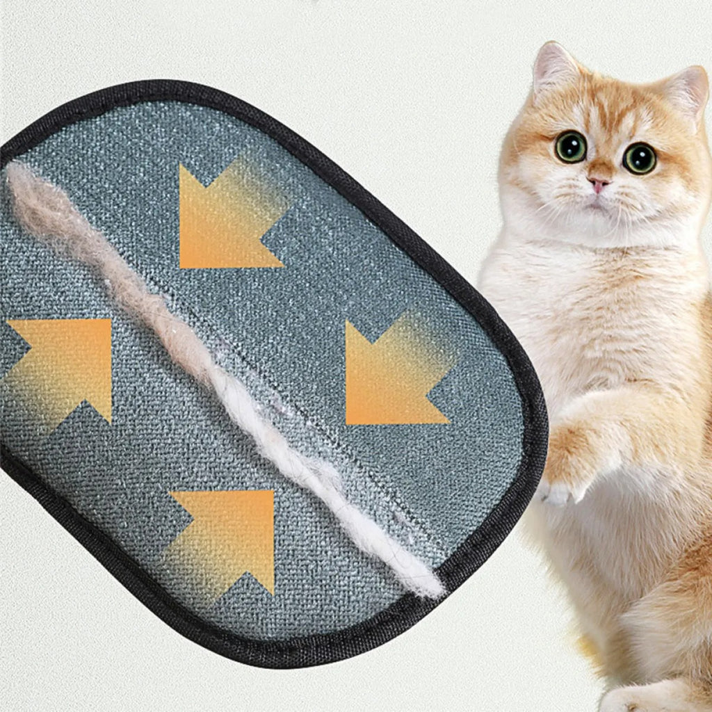 Pet Hair Remover Mitt Pet Hair Remover Gloves Deshedding Brush Glove For Dog Cat Rabbit With Long Short Curly Hair