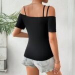 Womens Minimalist Sexy Off-shoulder Camisole Top - Image 2