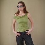 Stylish And Minimalist Womens Short Sleeve Top