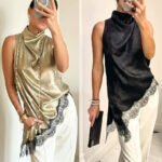 Stylish And Minimalist Sleeveless Womens Top