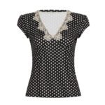 Stylish And Minimalist Womens Short Sleeve Top - Image 5