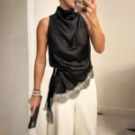 Stylish And Minimalist Sleeveless Womens Top - Image 6