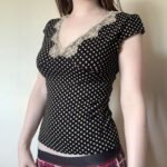 Stylish And Minimalist Womens Short Sleeve Top - Image 3