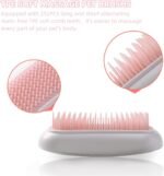 Electric Massage Cat Brushes Hand Held Portable Vibration Pet Brushes Remove Loose Hair Of Cats And Dogs And Sort Out Tangles Suitable For Pet Massage And Cat Dog Play Toys-Pink - Image 3