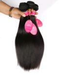Real human hair straight wave human hair hair curtain natural color wig hair extension - Image 8