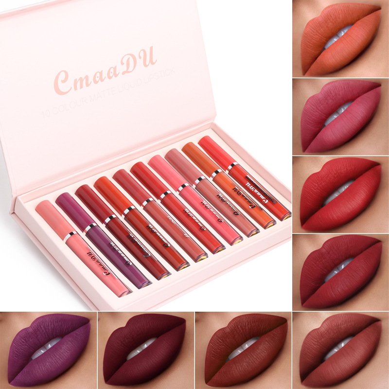 221fa87c-cfbd-4a1e-bdce-6f3e9c9fcfc2.jpg Women's Non-stick Cup Waterproof Matte Lipstick - Image 1