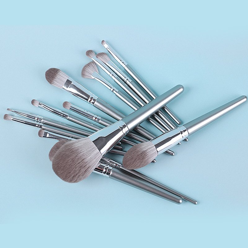 56a055f3-1b05-4df0-8cf8-2166ea420cc8.jpg New 14 Piece Wooden Handle Makeup Brush Set Makeup Tools Makeup - Image 1