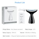 EMS Microcurrent Neck Face Beauty Device With 3 Colors LED Photon Therapy Skin Tighten Reduce Double Chin Face Lifting Devices - Image 6
