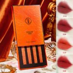 Orange Small Tube Lipstick Suit Matte Non Fading Qixi Makeup - Image 7