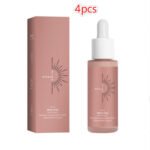 Tanning Face Serum Face Body Tanning Bed Outdoor Fine Line Repair Skin Serum Dark Bronzer Self Tanning Serum Drops - Image 5