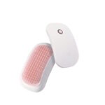 Electric Massage Cat Brushes Hand Held Portable Vibration Pet Brushes Remove Loose Hair Of Cats And Dogs And Sort Out Tangles Suitable For Pet Massage And Cat Dog Play Toys-Pink - Image 10