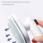 Pet Comb Cat Dog To Remove Floating Hair Pet Hair Brush Hair Removal Artifact Pet Grooming Brush Supplies Self Cleaning Comb Pet Products - Image 6