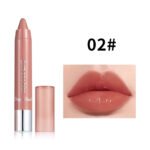 Solid Moist Lipstick Crayon Pen - Long Lasting Hydrating Lip Makeup - Image 2